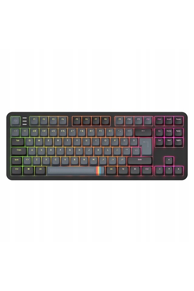 NO BRAND Tastatură Dark Project ALU87A Midnight ISO DE cu suport multilingv