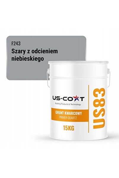 NO BRAND QUARTZ GRUNT PENTRU VOPSIT SILICON, CULOARE GRI ALBASTRU F243, 15KG,...