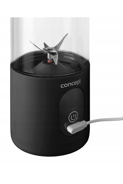 Concept Blender personal Smoothie FitMaker negru 0,6L 315W acumulator Li-Ion