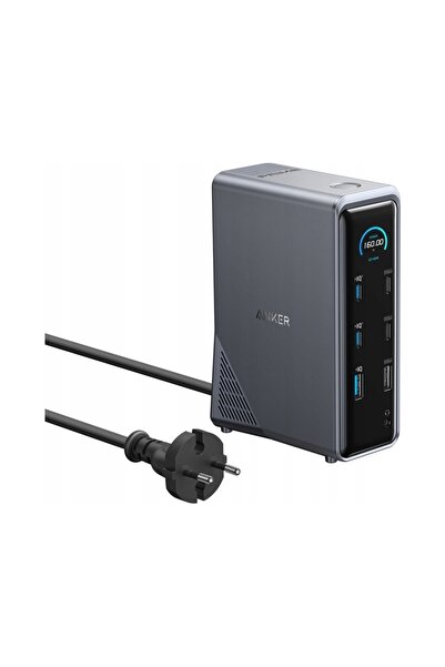 Anker Stație de andocare USB-C 14-în-1 - 2xHDMI 4xUSB 2xUSB-C 10G RJ-45 160W