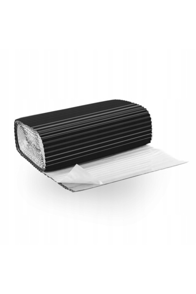 NO BRAND Bandă de plumb pentru coș de fum 2D RYFLOWED 300mm RAL 9005 NEGRU