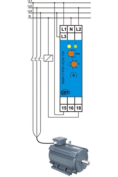 NO BRAND releu de control de fază MMR17-PDC-A230-108