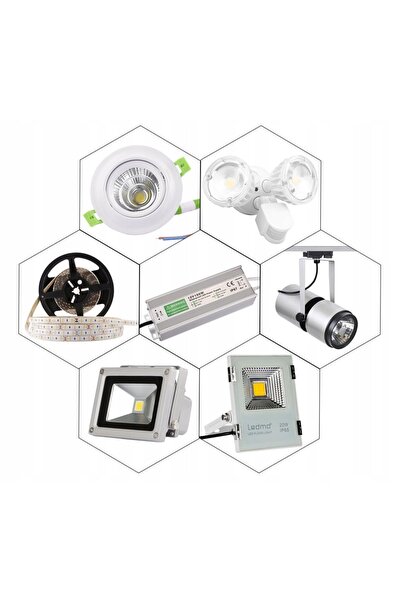 NO BRAND Sursă de alimentare 12V 250W 20.83A impermeabilă pentru bandă LED IP...