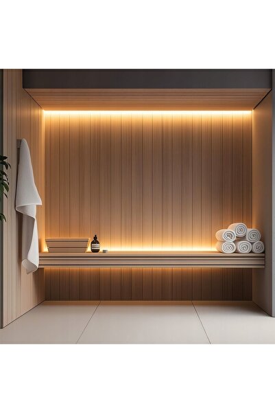 NO BRAND Bandă LED COB 24V 480 CW 6000K 10W/m IP68 5m pentru saună, piscină, iaz