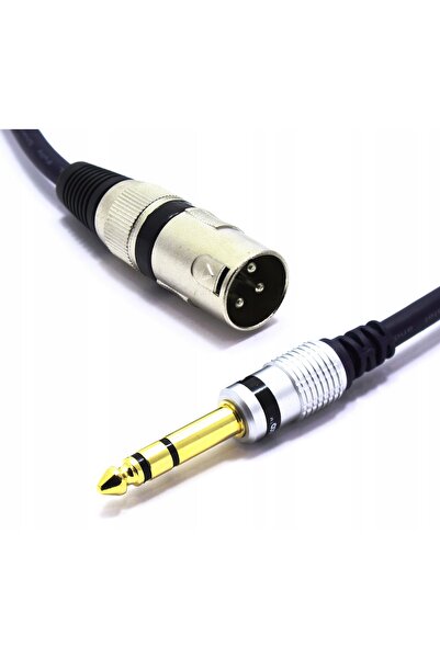 NO BRAND CABLU DE MICROFON JACK 6,3 TRS STEREO CU CONECTOR XLR, 3 M, SIMETRIC...