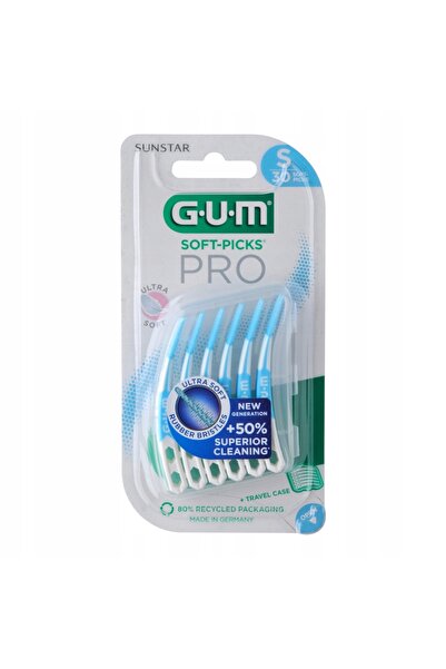 NO BRAND GUM SOFT PICKS PRO Periuțe de dinți cu scobitori mici - 3x30 bucăți