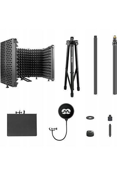 Mozos MSHIELD-CABIN-SET cabină acustică trepied filtru pop raft