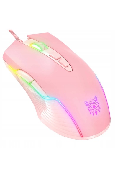 Onikuma MOUSE DE GAMING CW905 PENTRU PC PS4 XBOX ERGONOMIC CU LED ROZ CU DPI