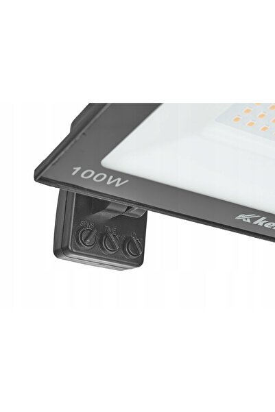Keltin LAMPĂ LED HALOGEN 100W CU SENZOR DE MIȘCARE 2700K - CULOARE ALB CALD