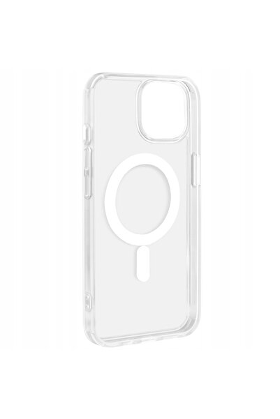 NO BRAND Husă subțire din silicon pur pentru MagSafe pentru iPhone 14 13 cu m...