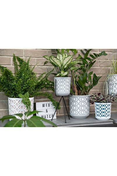 NO BRAND 3x Jardinieră/Cutie pentru flori, cu capac și inserție, pentru balco...