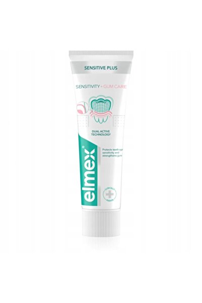 NO BRAND 3x Pastă de dinți Elmex Sensitive Plus pentru dinți sensibili și pro...