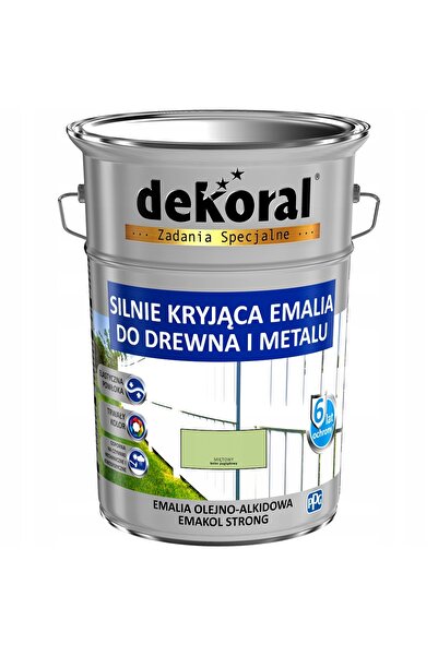 DEKORAL EMAKOL STRONG EMALIA LUCIU MENTĂ PENTRU LEMN ȘI METAL 5L