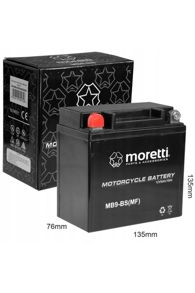 NO BRAND Baterie pentru scuter, motocicletă, quad, cross, motor 12V 9 Ah Gel