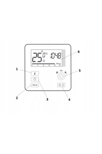 NO BRAND AURATON (3021 RT) LIBRA SET Controler de temperatură fără fir kc625