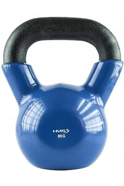 HMS Kettlebell, greutate 8kg, pentru exerciții, placă de greutate din vinil.