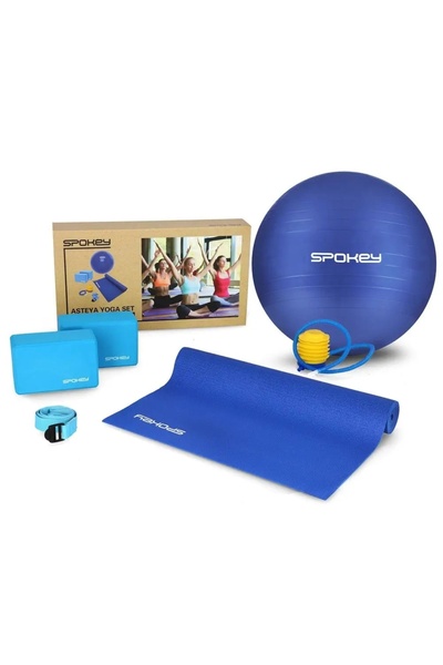 Spokey Set de fitness: Saltea, Minge, Centură + Zaruri