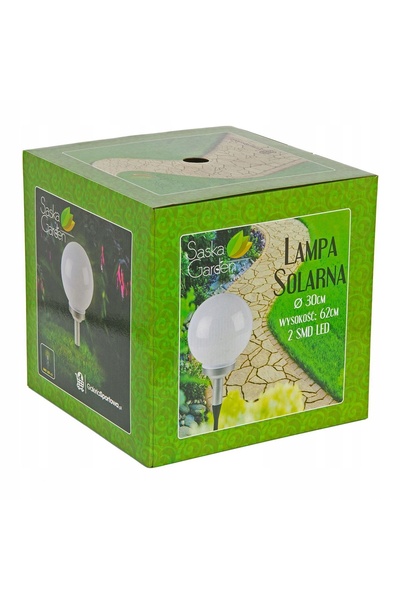 NO BRAND Lampă solară „Calea Lactee” pentru grădină, cu două becuri, lampă ro...
