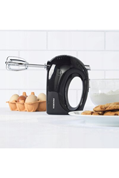 progress Mixer de mână negru, 5 viteze, 250 W, 18x13,5x8 cm