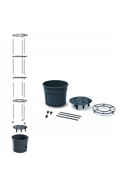 Prosperplast Ghiveci pentru cultivarea legumelor 28 L, set pentru roșii, sol bio