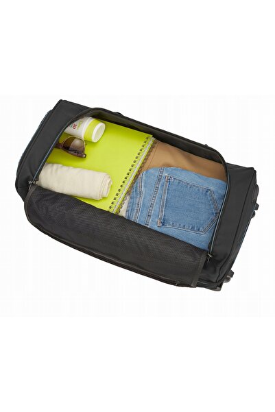 NO BRAND Travelite Basics S 64L Geantă tip duffel extensibilă cu roți