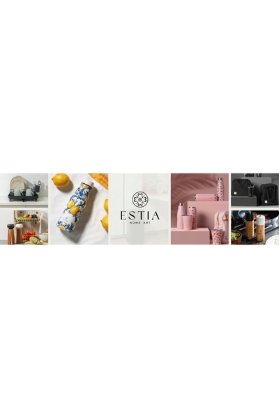 estia Dozator de detergent de vase cu suport pentru burete și perie