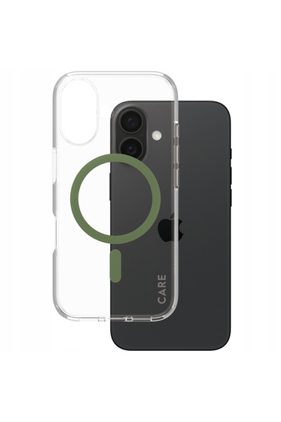 CARE by PanzerGlass® Husă PanzerGlass pentru iPhone 16, compatibilă cu MagSaf...
