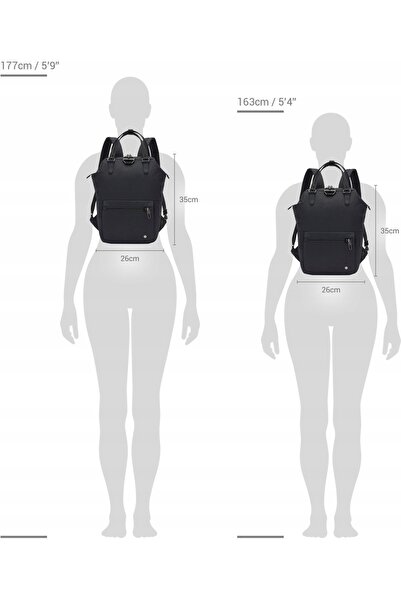 NO BRAND Pacsafe citysafe 11L rucsac antifurt de damă