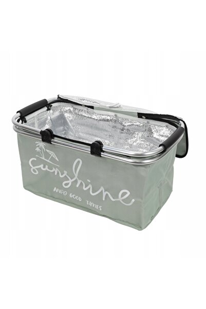 Excellent Houseware COȘ THERMAL 35 L VERDE PLIABIL CU MÂNERE 48 X 28 X 24 CM