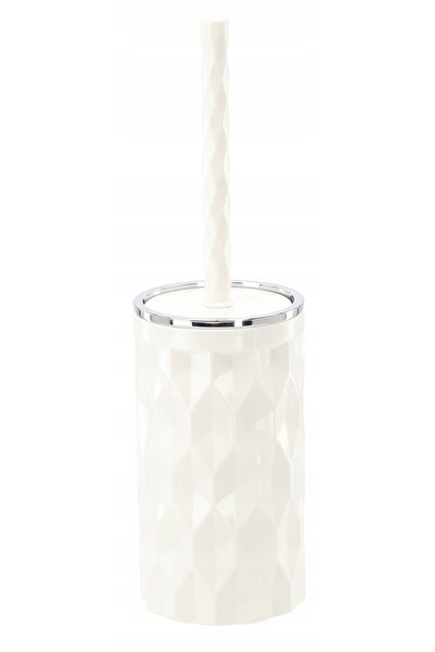 Okyanus Set de baie 5 piese DIAMOND KOMPLET pentru WC, alb, crom, coș, perie,...