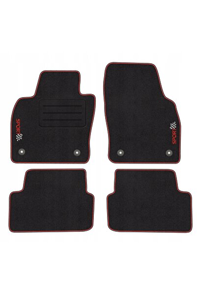 NO BRAND Covorașe de catifea cu inscripții sportive pentru Seat Arona