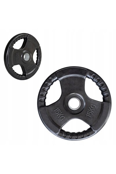 HMS Disc olimpic cauciucat de 15 kg pentru bară