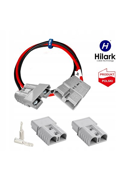 NO BRAND Cablu pentru conexiuni rapide 2x50cm LgY 6mm² 2x conector Anderson