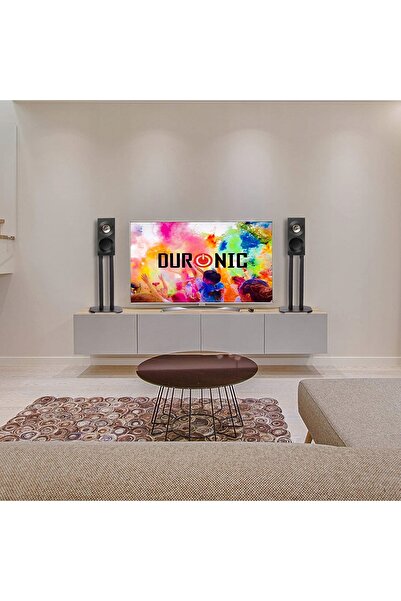 Duronic Suport tip trepied pentru boxă coloană, negru