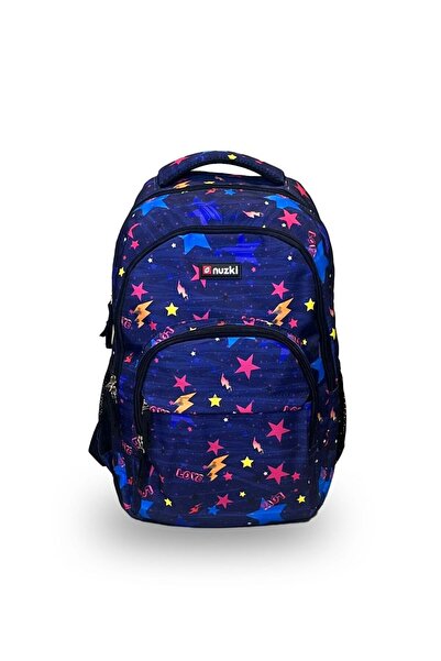 nuzki School Bag Backpack Lightweight and Spacious Backpack for Back to Schoo...