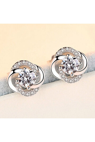 Choice white color New 925 Sterling Silver Earrings 5A Zircon for Women Top Q...