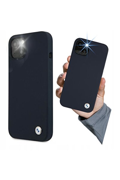 NO BRAND Husă BMW din silicon dur pentru iPhone 13 Mini BMHCP13SSILNA PROTECȚIE