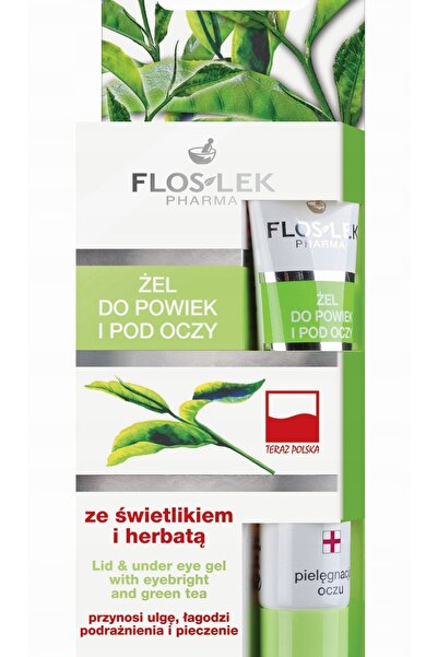 Floslek Gel pentru pleoape și zona de sub ochi cu eyebright și ceai 15 ml (tub)