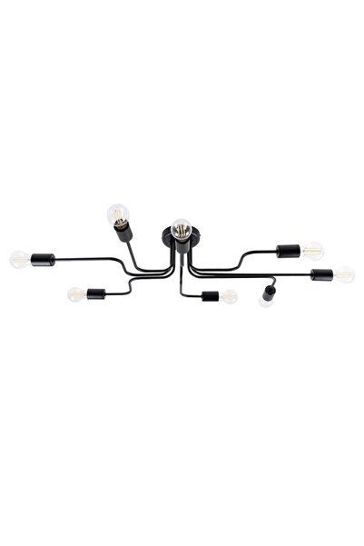 SOLLUX VECTOR 8 candelabru negru