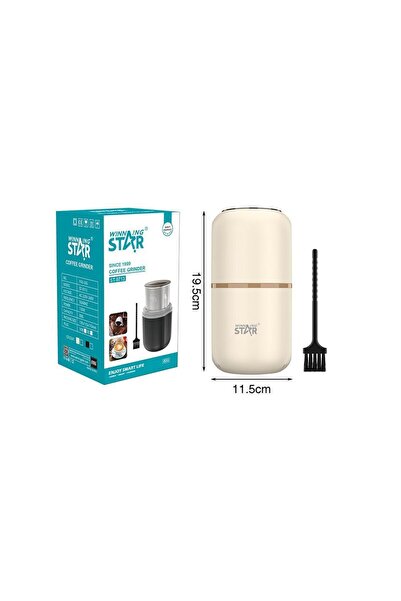 WINNINGSTAR 150W electric coffee grinder, coffee bean grinding machine with s...