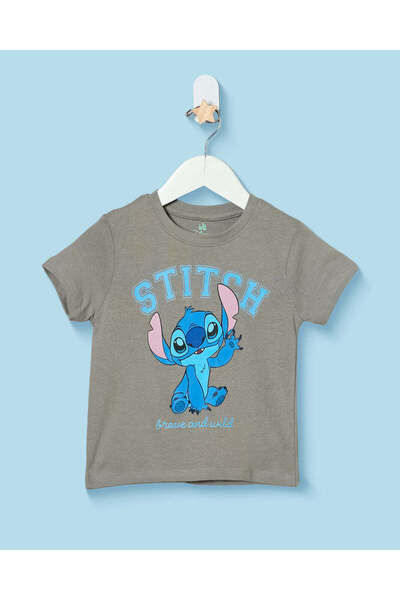 REDTAG Infant Boys Grey Stitch T-Shirt