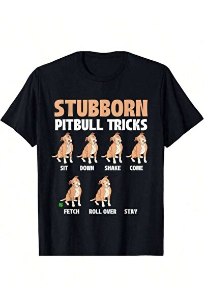 4CR Stubborn Pitbull Tricks - Dog Owner Canine Pet Trainer Unisex-Shirt