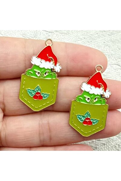 Choice1 orange 10pcs Cartoon Christmas Anime Charms for Jewelry Making Enamel...