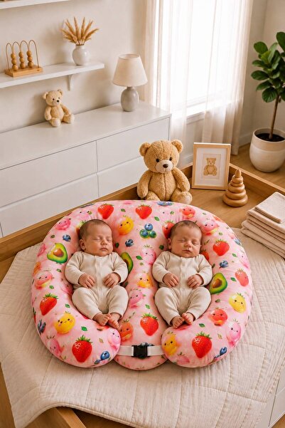 AHSEN TASARIM Twin Baby Breastfeeding Pillow, Breastfeeding Pillow, Feeding P...