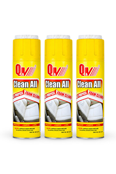 Generic Q&V Combo 3 QV5-577 Clean All Multi-Purpose Foam Cleaner Spray for Ca...
