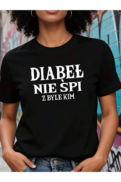 23ERVA Women's-Shirt, Polish DIABE?Devil Does Not Keep Company With Mortals T...