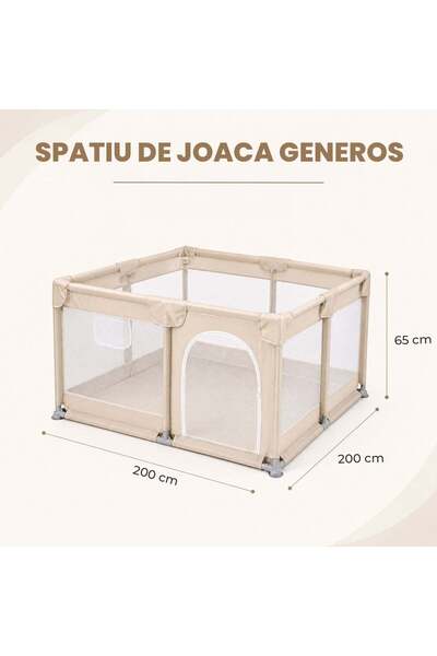 Elindor Țarc de joacă pentru bebeluși și copii Elindor ®   cu spumă groasă, V...