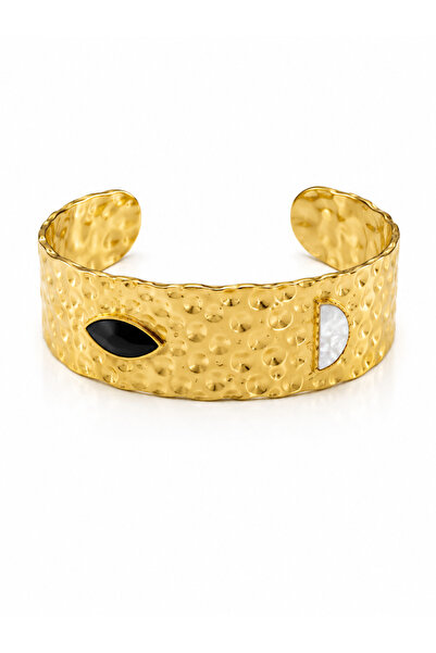 BELLA CİAO Silver-Tone Cuff Bracelet – Design 45