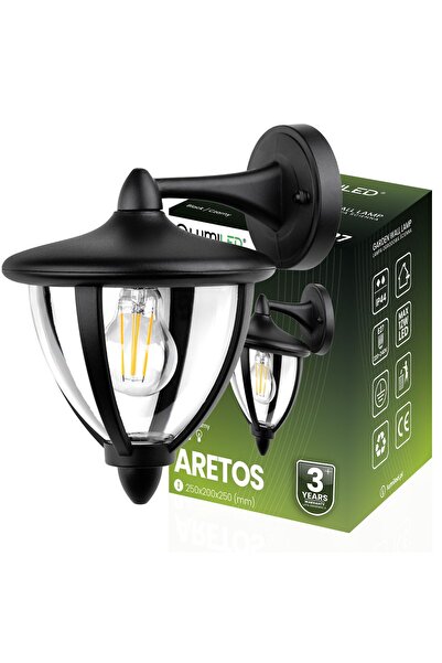 Lumiled ARETOS Lampă de perete de exterior pentru grădină E27 LED Felinar de ...