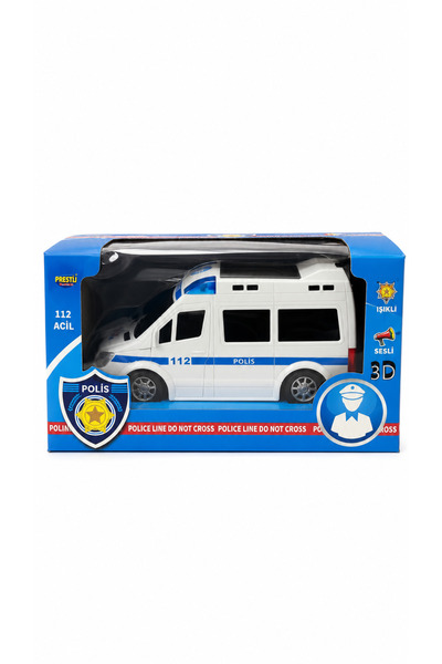 PONİKİDO Sesli 112 Polis Komuta Aracı Oyuncak – 3D Tasarım